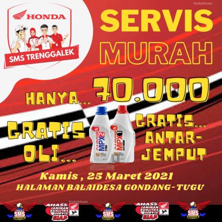 Servis Murah dari SMS Motor Trenggalek